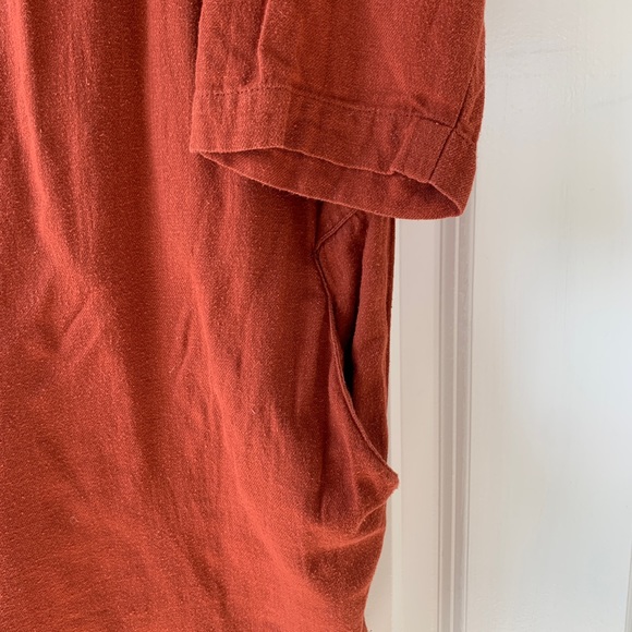 Hatch Maternity Jumpsuit O/S rust red - Picture 4 of 6